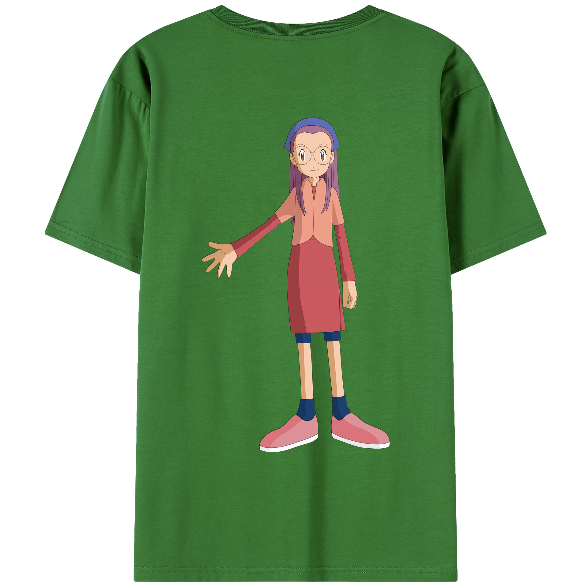 （画像用） Digimon デジタルモンスター/デジモン レディース半袖Tシャツ(バックプリント)